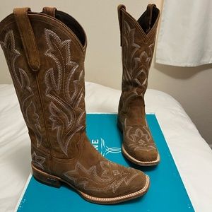 Lane SARATOGA SQUARE CARAMEL boots